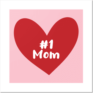 #1 Mom Posters and Art